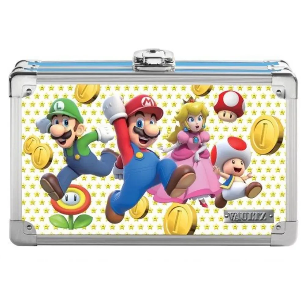 Super Mario Vaultz Pencil Box School Supplies Case Lockable With Keys